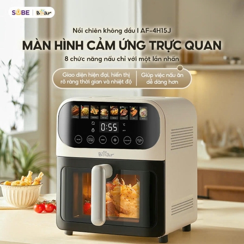 Nồi chiên không dầu 6L Bear AF-4H15J (Bản Quốc Tế)