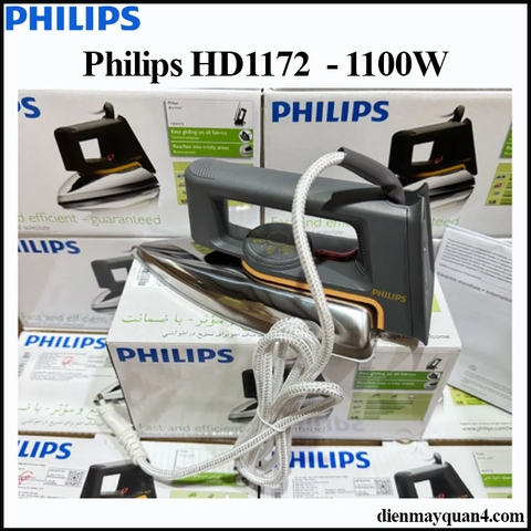 Bàn ủi khô Philips HD1172/01 1100W