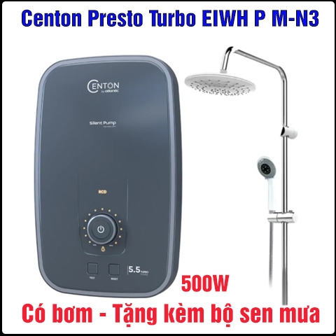 Máy nước nóng trực tiếp Centon by Atlantic Presto Turbo EIWH P RS M-N3 5500W
