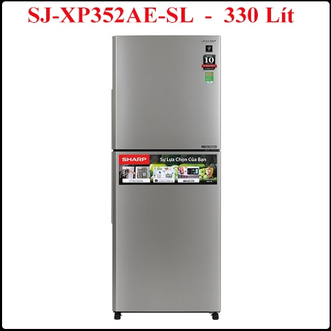Tủ lạnh Sharp Inverter 330 lít SJ-XP352AE-SL