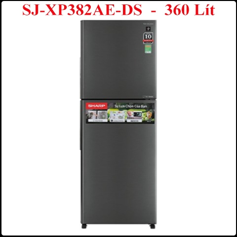 Tủ lạnh Sharp Inverter 360 lít SJ-XP382AE-DS