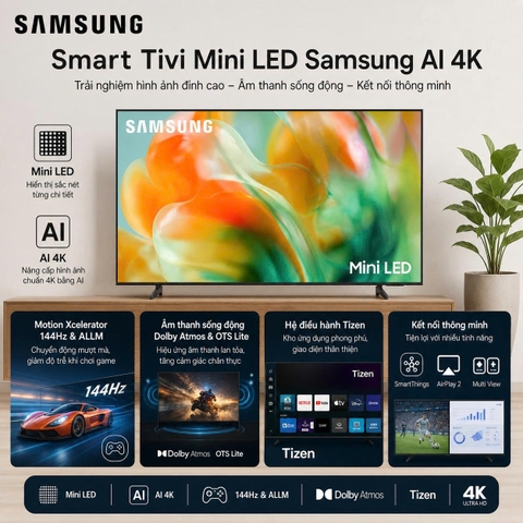 Smart Tivi Mini LED Samsung AI 4K 65 inch UA65M8XH
