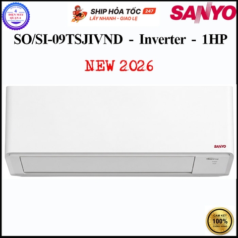 Máy lạnh Sanyo 1HP Inverter SO/SI-9TSJIVND