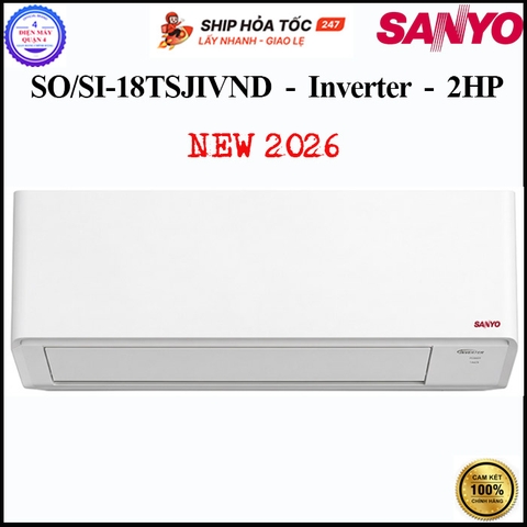 Máy lạnh Sanyo 2HP Inverter SO/SI-18TSJIVND