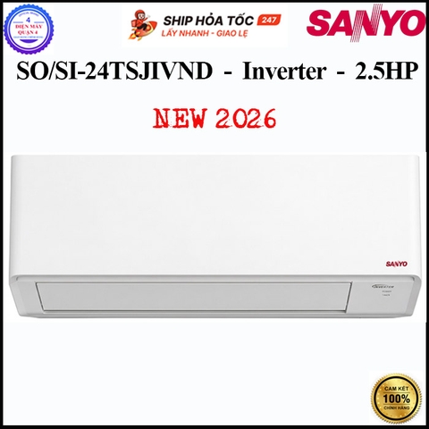 Máy lạnh Sanyo 2.5HP Inverter SO/SI-24TSJIVND