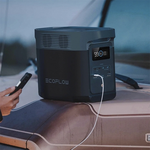 Trạm điện di động EcoFlow DELTA 2 và DELTA 2 extra battery 1024Wh - Hàng chính hãng