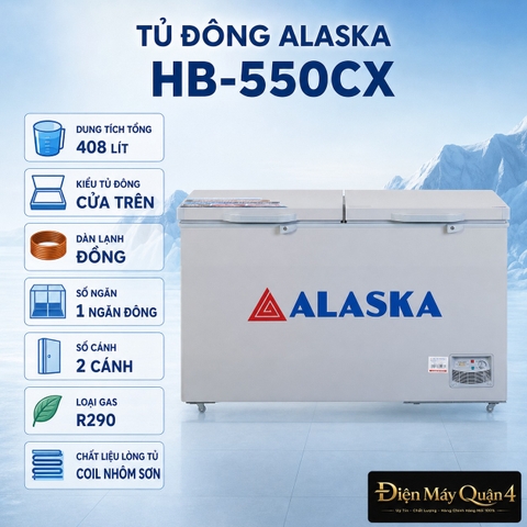 Tủ đông Alaska HB-550CX