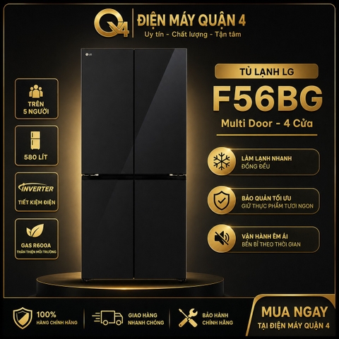 Tủ lạnh LG Inverter 580 lít Multi Door F56BG
