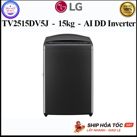 Máy giặt LG AI DD Inverter 15 kg TV2515DV5J