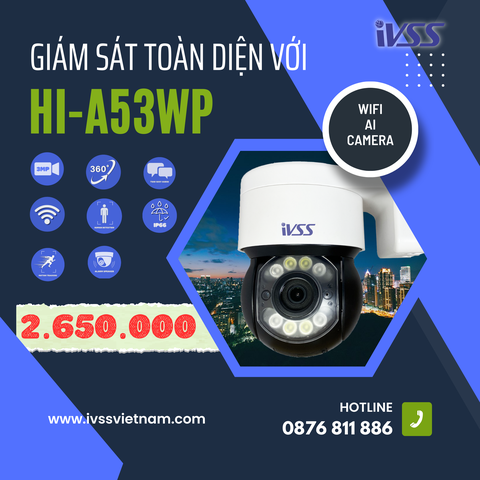 HI-A53WP Cameara Wifi thương hiệu IVSS