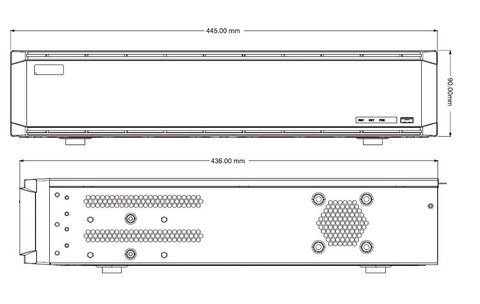 Đầu ghi hình TVT 64 kênh 8HDD IV-3364H8-A3H