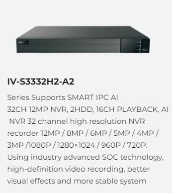 Đầu Ghi Hình 32 Kênh TVT IV-S3332H2-A2