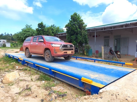 Trạm cân xe tải 80 tấn || 3m x 12m thiết kế I300