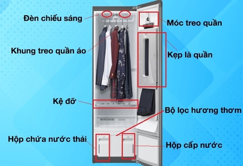 Hướng dẫn sử dụng máy giặt hấp sấy LG Styler