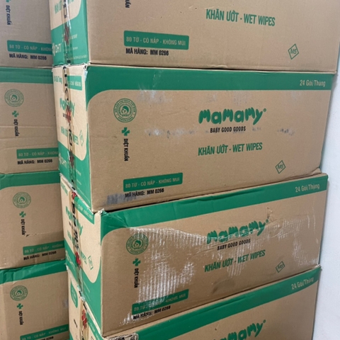 Khăn ướt Mamamy không mùi gói 120 tờ