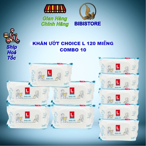 Khăn Ướt Lotte Choice L Hàn Quốc Gói 120 Miếng