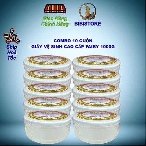 Giấy Vệ Sinh Cao Cấp Fairy 2 Lớp Cuộn 1000g