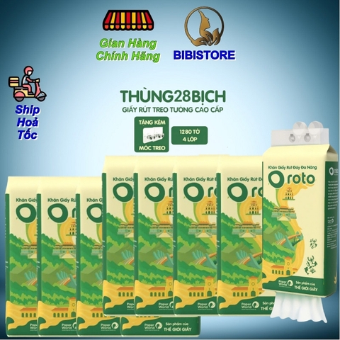 Giấy Roto rút treo tuờng 1280 tờ