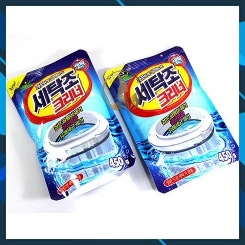 Tẩy Lồng Máy Giặt Dạng Bột Siêu Sạch BLUE Hàn Quốc, 1 Túi/ 450gram