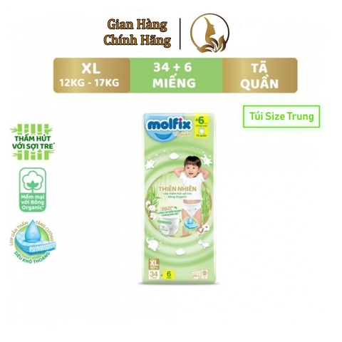 Tã Quần/Dán/Miếng Lót Molfix Jumbo Đủ Size