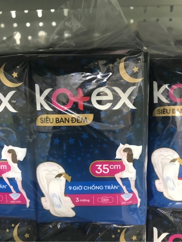 Kotex siêu ban đêm 35cm (3 miếng)