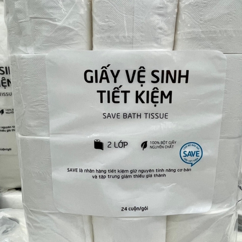 Lốc 24 Cuộn Giấy Vệ Sinh Tiết Kiệm Lotte Choice L 2 Lớp