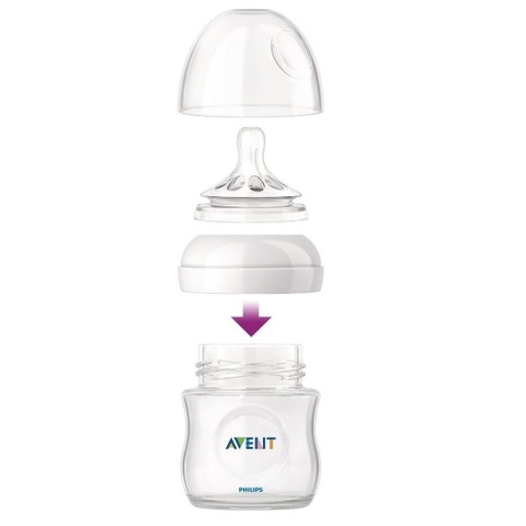 Philips Avent  Bình sữa mô phỏng tự nhiên 125ml - đơn SCF690.13