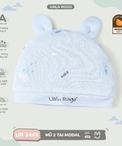Mũ sơ sinh Modal họa tiết UR2445 - Xanh