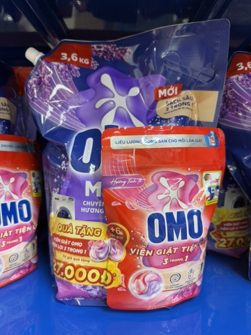 Nước Giặt OMO Matic Túi 3,6kg - Chuyên gia cửa trước