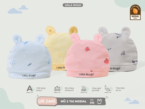 Mũ sơ sinh Modal họa tiết UR2445 - Vàng