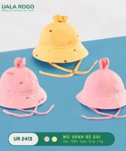 Mũ vành cho bé gái, Be 0-1Y