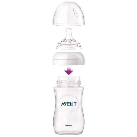 Philips Avent  Bình sữa mô phỏng tự nhiên 260ml - đôi SCF693.23