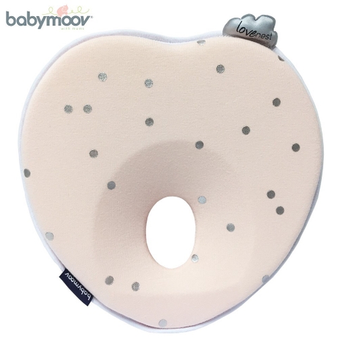 Gối chống bẹt đầu Lovenest Babymoov (màu hồng)
