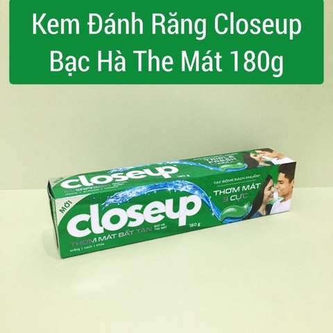 Kem đánh răng CloseUp  Bạc hà 180g