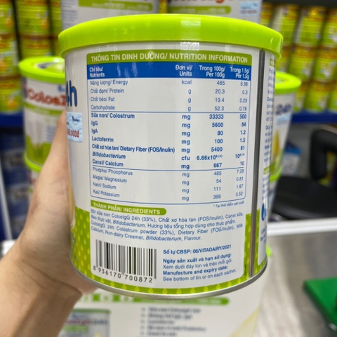 Sữa non ColosIgG 24h 90g