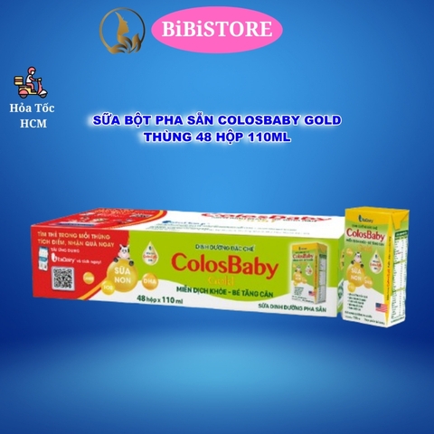 Thùng 48 Hộp Sữa Bột Pha Sẵn Oggi Cam/ Oggi Đỏ/ ColosGain/ Vitagrow/ Colosbaby Gold/ Colosbaby IQ/ Calokid Hộp 110ml và 180ml