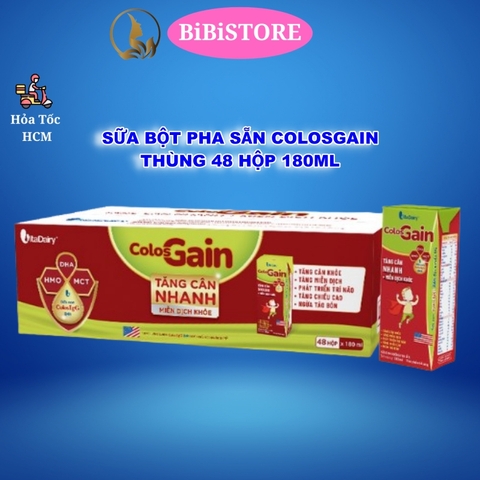 Thùng 48 Hộp Sữa Bột Pha Sẵn Oggi Cam/ Oggi Đỏ/ ColosGain/ Vitagrow/ Colosbaby Gold/ Colosbaby IQ/ Calokid Hộp 110ml và 180ml
