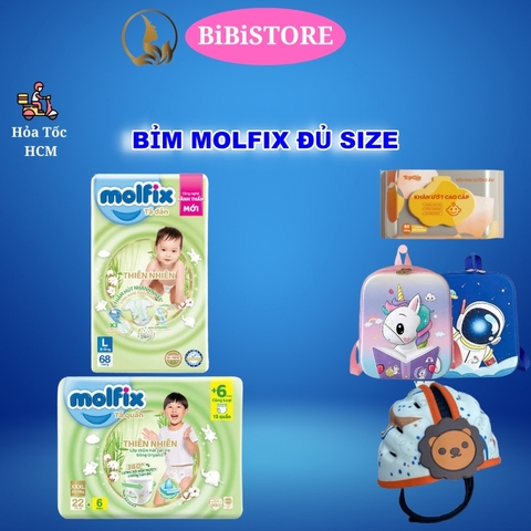 (Combo Tặng Quà) Bỉm Molfix Tã quần em bé size M/L/XL/XXL/XXXL