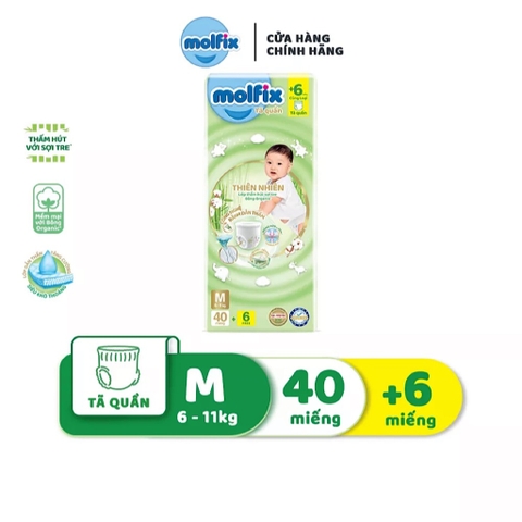 Tã Quần/Dán/Miếng Lót Molfix Jumbo Đủ Size