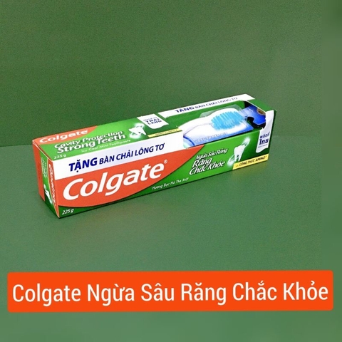 Kem đánh răng Colgate ngừa sâu răng 225g_Xanh lá