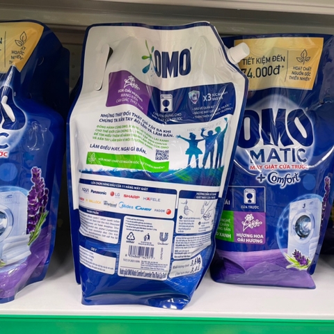 Nước Giặt OMO Matic Túi 3,6kg - Chuyên gia cửa trước