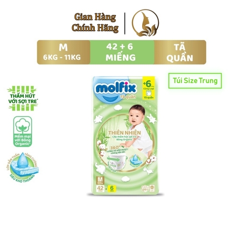 Tã Quần/Dán/Miếng Lót Molfix Jumbo Đủ Size