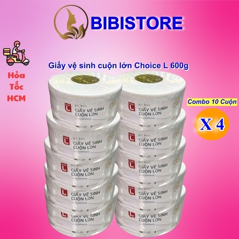Giấy Vệ Sinh Cuộn Lớn Choice L Lotte Hàn Quốc 2 Lớp 600g