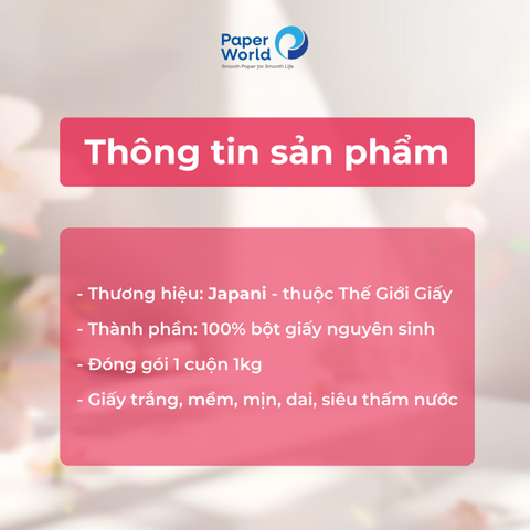 Giấy cuộn lau bếp đa năng Japani JP1000s