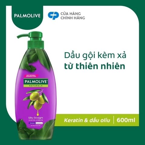 Dầu Gội Kèm Dầu Xả 2 Trong 1 Palmolive 600ml