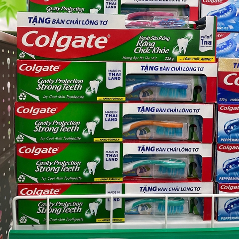 Kem đánh răng Colgate ngừa sâu răng 225g_Xanh lá