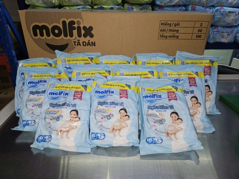 Bỉm Molfix Quần OXYGEN giúp ngừa hăm
