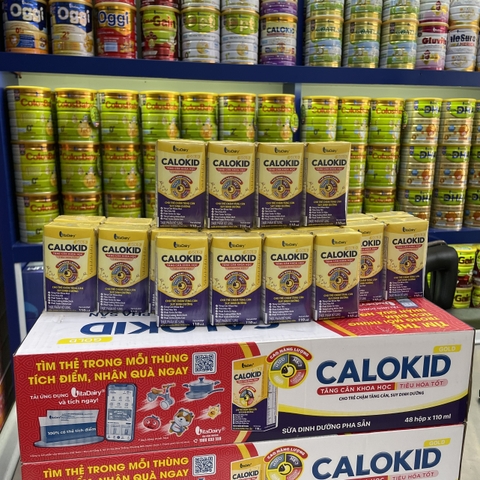 Thùng 48 Hộp Sữa Bột Pha Sẵn Oggi Cam/ Oggi Đỏ/ ColosGain/ Vitagrow/ Colosbaby Gold/ Colosbaby IQ/ Calokid Hộp 110ml và 180ml
