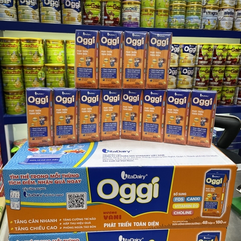 Thùng 48 Hộp Sữa Bột Pha Sẵn Oggi Cam/ Oggi Đỏ/ ColosGain/ Vitagrow/ Colosbaby Gold/ Colosbaby IQ/ Calokid Hộp 110ml và 180ml