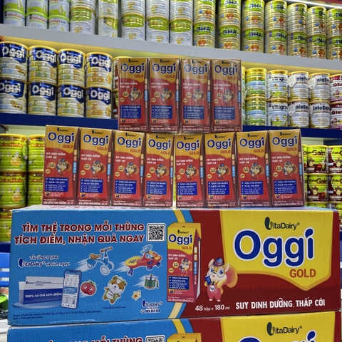 Thùng 48 Hộp Sữa Bột Pha Sẵn Oggi Cam/ Oggi Đỏ/ ColosGain/ Vitagrow/ Colosbaby Gold/ Colosbaby IQ/ Calokid Hộp 110ml và 180ml
